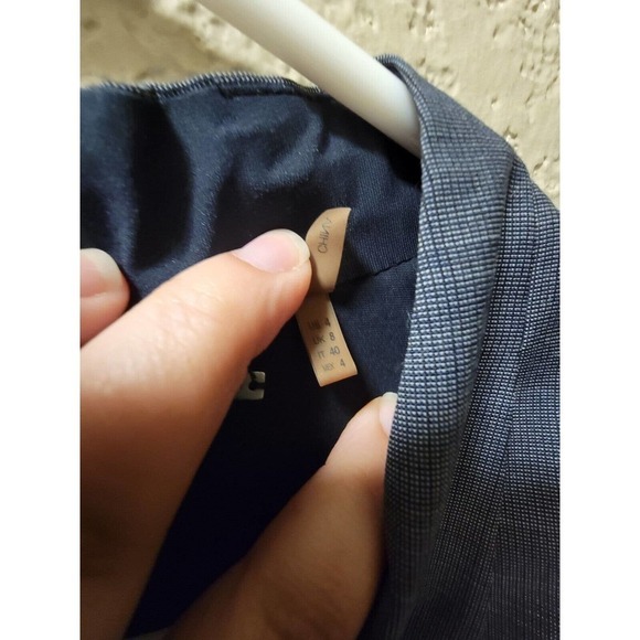 Elle Tahari Amabel Dress Black And Gray Size 4 - Picture 4 of 7